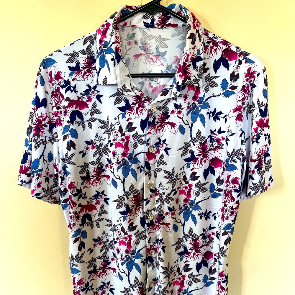 Floral button up